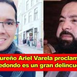 El hondureño Ariel Varela, activista, proclama que “Luis Redondo es un gran delincuente”
