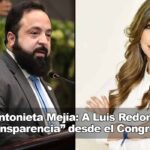 María Antonieta Mejía a Luis Redondo le falta transparencia