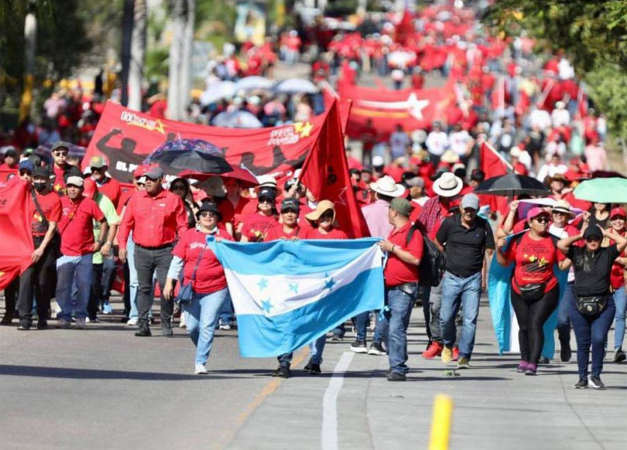 Fracaso de la marcha de LIBRE en San Pedro Sula intensifica tensiones sobre el “Plan Venezuela”